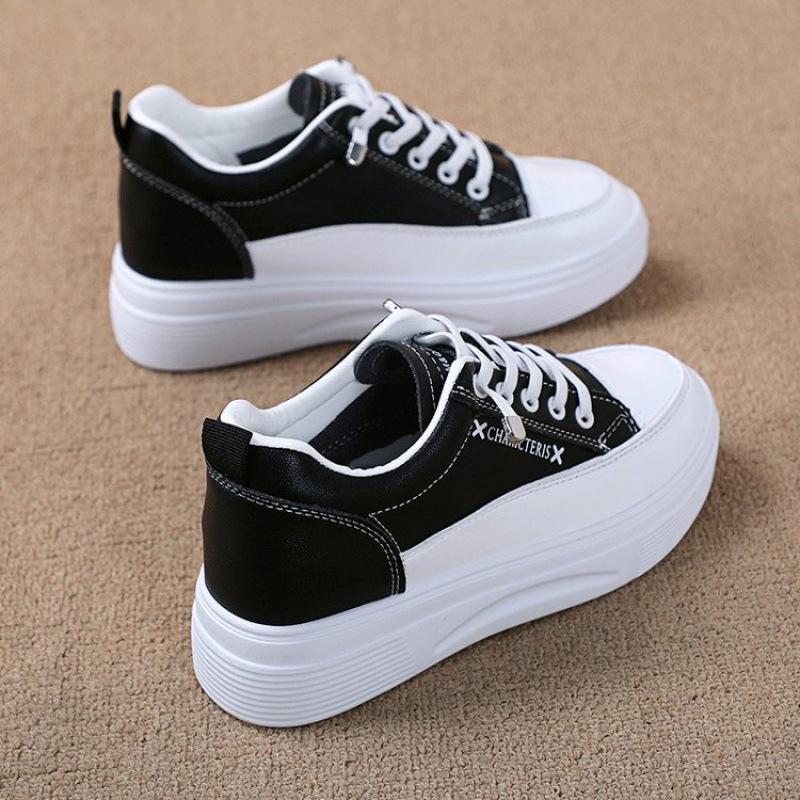 Thick-soled inner height increase Spring and Autumn new casual shoes sports travel shoes 35