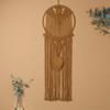 Macrame Woven Wall Hanging Leaf Tree Dream Catcher,Bohemian Handmade Room Hanging Tapestry,Wedding Decoration Crafts