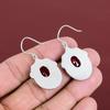 Faceted Mozambique Garnet Earring Gemstone Earrings 925 Sterling Silver Earring Healing Stone Jewelry Handmade Vintage Earring Gifts For Mom