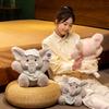Cute Bulu Pajamas Baby Elephant Plush Toys Children Sleep Comfort Pillow Sports Elephant Claw Machine Gift
