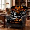 Custom Name Pulp Fiction Flannel Fleece Throw Blanket with Personalized, Soft Cozy Blanket for Home Decor Birthday Gift