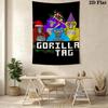 Gorilla Tag Cartoon Print Pattern Home Decor Tapestry, Wall Hanging, Decorative RV Wall Cloth.ZGT0914155