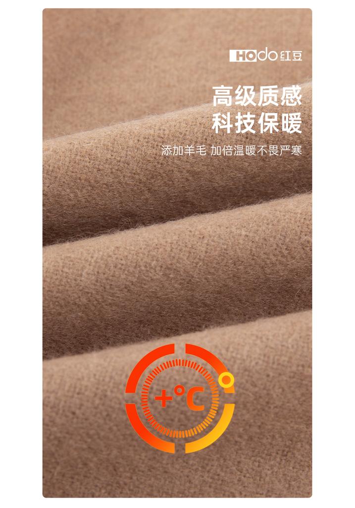 Red Bean Pure Wool Scarf for Women In Autumn and Winter, Warm and Simple Embroidered Scarf for Both Men and Women, Tassel Style