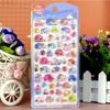 Rabbits Dogs Cats 3D Crystal Stickers Cute Animal Decoration Decals Toys Waterproof DIY Scrapbooking Diary Planner