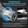MAXGTRS 30000LM H4 LED 9003 HB2 Headlights High and Low Beam with Fan Wireless 110W Car Headlamp 12V