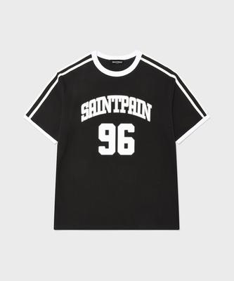 SAINTPAIN Sp Number Ringer Short Sleeve T-Shirt Black