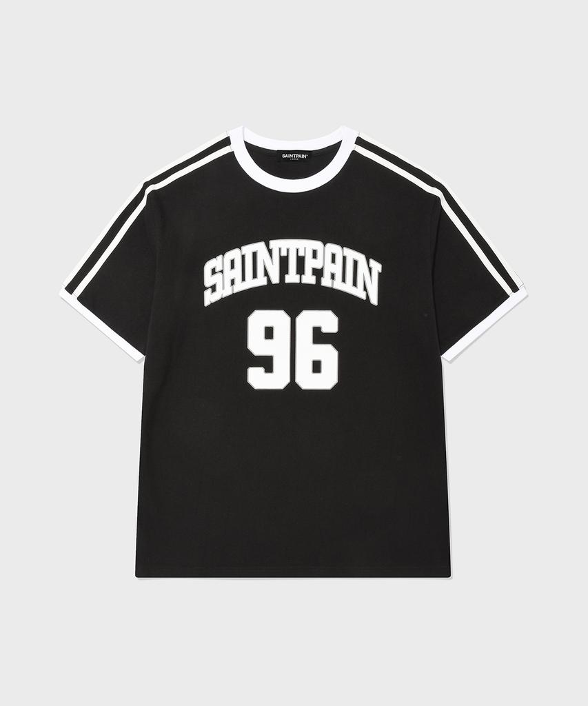 SAINTPAIN Sp Number Ringer Short Sleeve T-Shirt Black