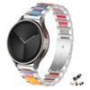 Pulseira de metal + resina de 20mm 22mm para samsung galaxy watch 5 pro 4 3 pulseira clássica 40mm 44mm 42mm 46mm 45mm active 2