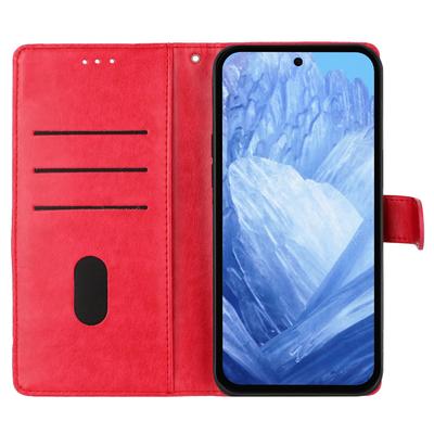 Pro Google Pixel 8 Pro Peněženkové pouzdro s potiskem motýlů a květin Kožený kryt na telefon se stojánkem