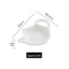 Chaozhou White Ceramic Dipping & Snack Dish In Pot Shape with Logo Printing Option