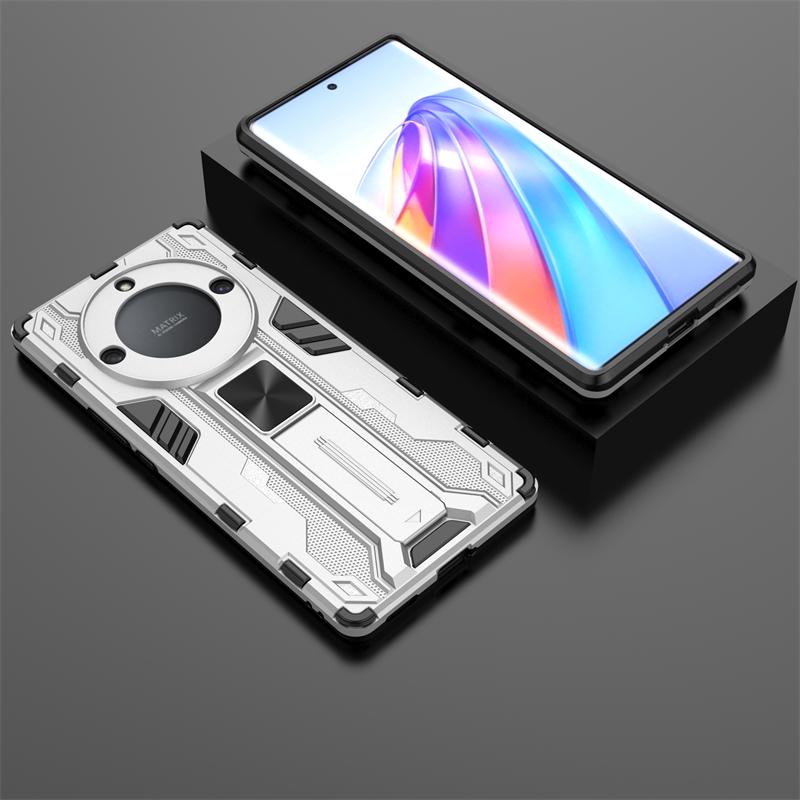 

For Honor X9a Case Luxury Shockproof Armor Stand Phone Cases For Honor X9a HonorX9a X 9 a 6.67 Magnetic Car Holder Back Cover For Honor X9A