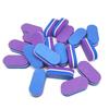 10Pcs Double-Sided Mini Nail File Blocks Colorful Sponge Nail Polish Sanding Buffer Strips Polishing Manicure Nail Art Tools