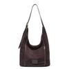 Cross-border New Large Capacity Single Shoulder Women's Bag Genuine Leather Vintage Bag Fashion Matte Cowhide Casual Commuter Tote Bag