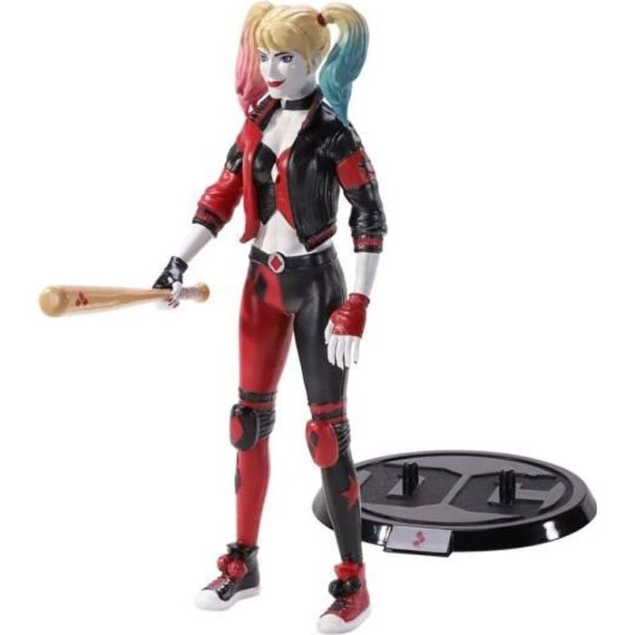 Noble Collection - DC Comics - Figurine flexible Bendyfigs Harley Quinn Rebirth 19 cm