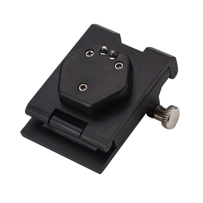 1pz 10X Lente d'Ingrandimento Ottica Pieghevole in Metallo Lente d'Ingrandimento da Scrivania Strumenti di Misura con Luci LED Scala