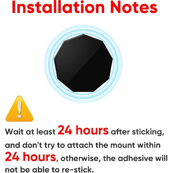 2 шт. Клейкая магнитная замена для низкопрофильного магнитного крепления Garmin, Только клейкая часть для лобового стекла крепления видеорегистратора Garmin