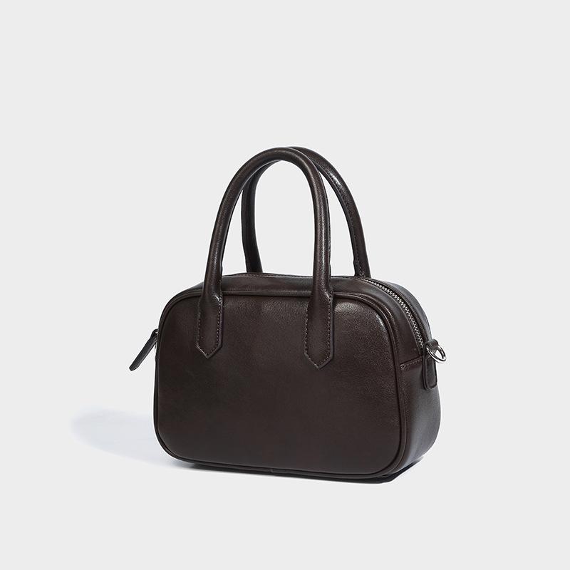 

Женская сумка-мессенджер 2024 года, портативная, премиум-класса, для боулинга, повседневная, универсальная, для поездок на работу темно-коричневого