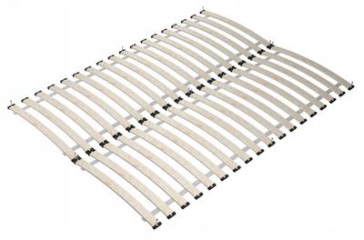 Bedframe 140x200 dubbel cm 2x70 32 berken latten 200kg