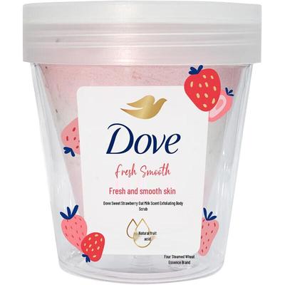 Dove Strawberry & Oatmeal Milk Scented Body Scrub