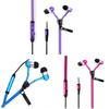 Metal Zipper Earphones With Microphone For Mobile Phone Listening And Call Control