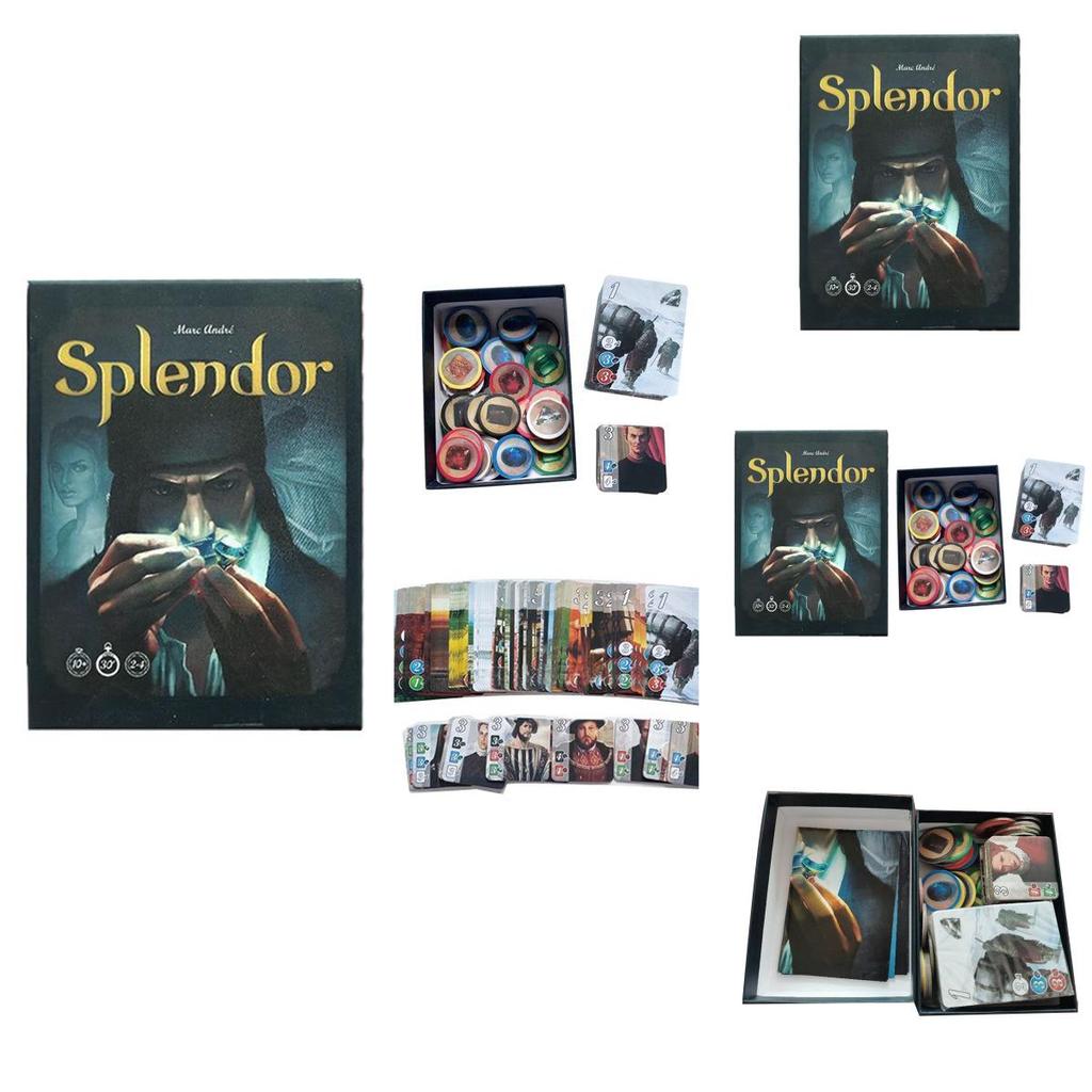 Splendor Board Game Full English Mini Version Elegant Party Family Playing Cards