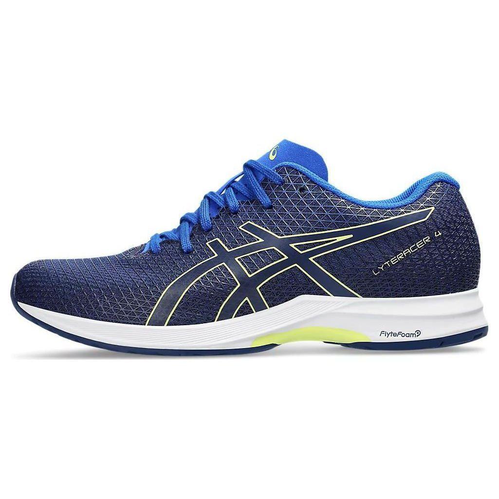 

ASICS Lyteracer 4 Deep Ocean Glow Yellow Men Sneakers Blue 1011B349-412 45