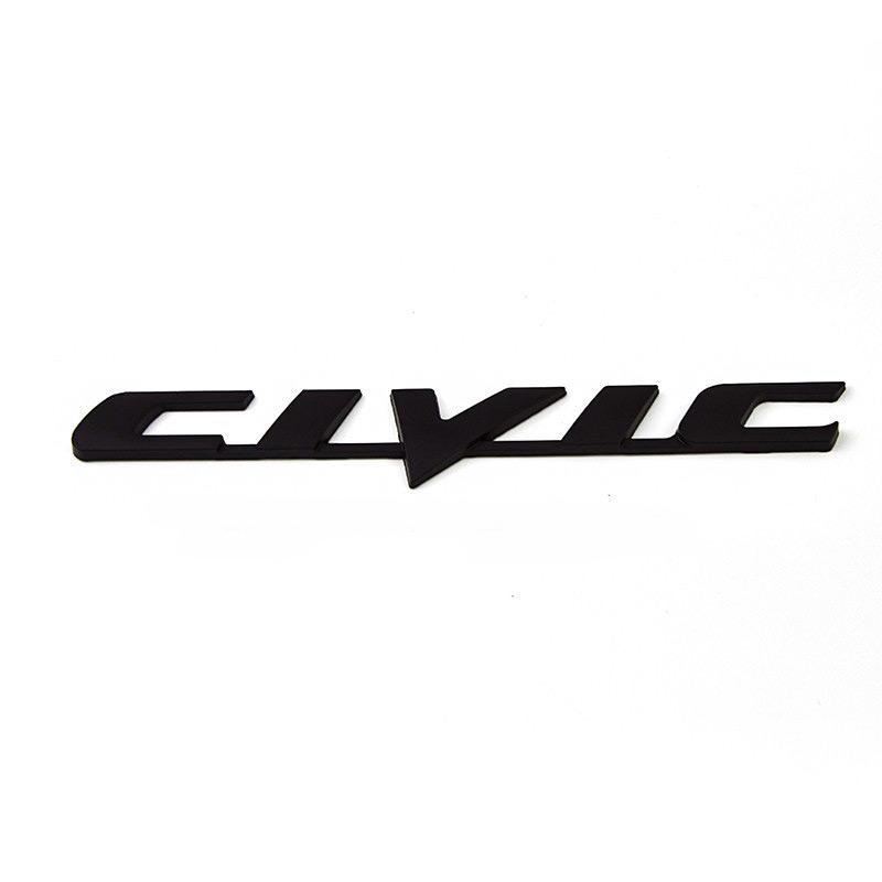 3D Metal Ivtec Letter Emblem Badge Decal Car Styling For Honda Civic Logo Car Rear Tail Trunk Stickers Decals Auto Accessories akf256