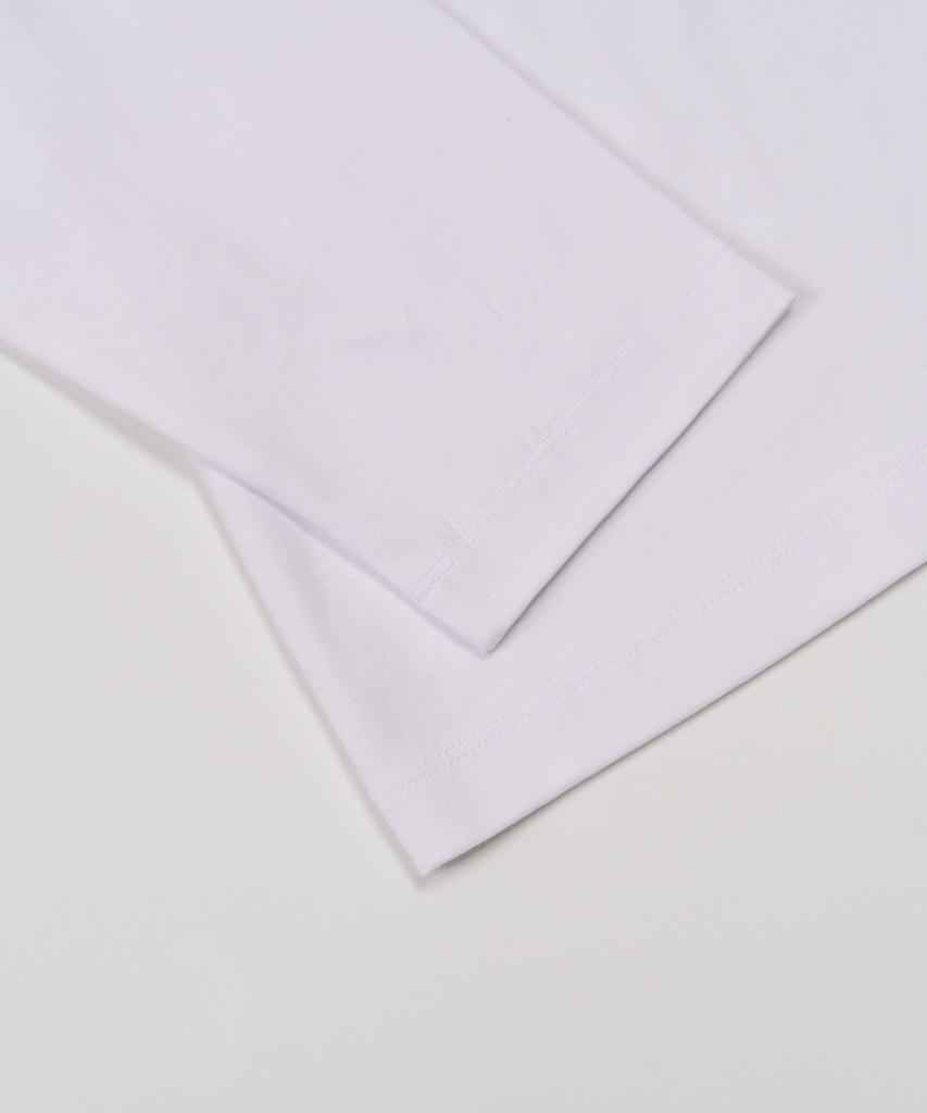 TOFFEE Round Neck Long Sleeve (White)
