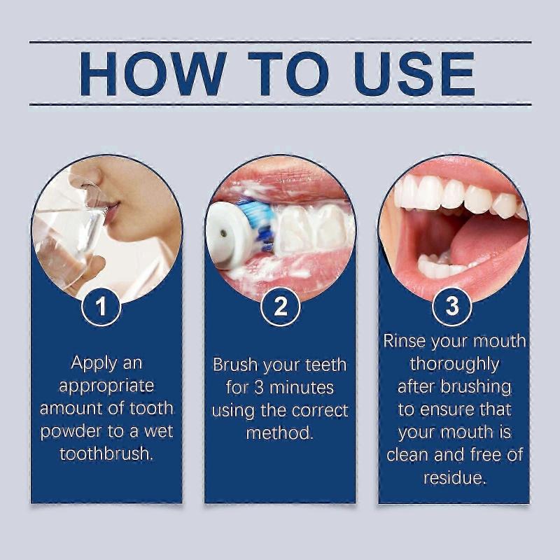 Teeth Brightening Powder with Tartar Removal & Fresh Breath - 35g Natural Oral Care Solution for Whiter Teeth, Plaque Control, and Fresh Breath Enhanc