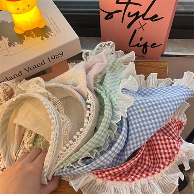 Lace Hair Hoop Triangle Scarf Kerchief Hair Scarf Bohemia Bandana Hair Band Women Girl Headscarf Hair Accessories