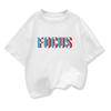 High-quality Casual Sports Loose Oversized Funny Focus Printing Boy Round Neck Short-sleeved Girl T-shirt Top
