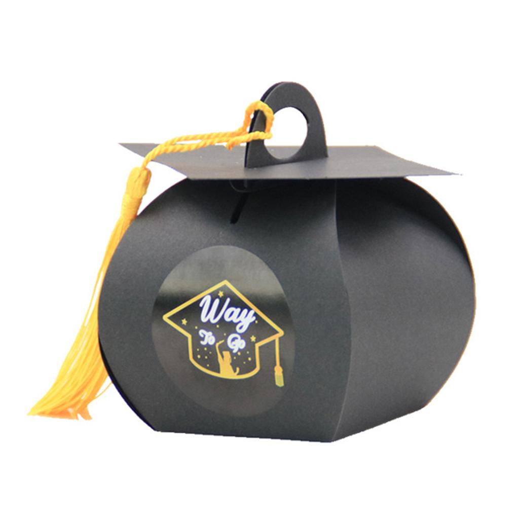 Graduation Candy Box Celebration Treat Chocolate Doctoral Cap Shape Box