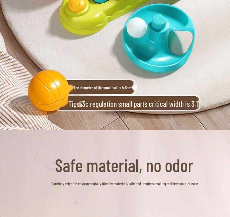 Guyu Kids' Spinning Track Toy: Educational Basketball & Rolling Balls Set for Toddlers