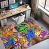 Game Rainbow Friends Pattern Rug, Indoor/Outdoor Mat, for Picnic, Gameroom, Bedroom, Office, Living Room, Home Decor Carpet, Birthday Gift