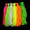 Bimoo Kinky Soft Synthetik Fliegenbinden Streamer Faser Köder Fisch Bleikopf Jig Bindematerial Rosa Chartreuse Rot Orange Gelb
