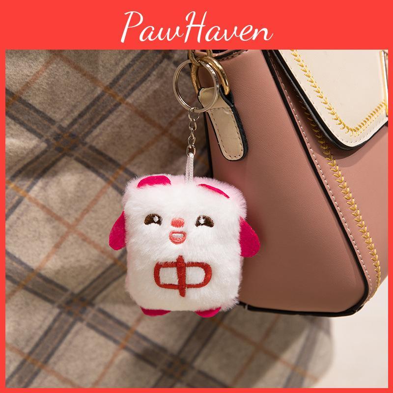 Mahjong Capybara Chess Dice Cartoon Plush Figurine Toy Keyring Bag Pendant Decor