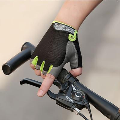 Half Finger Outdoor Cycling Anti Slip Anti Sweat Men Women Half Finger Gloves Breathable Anti Shock Sports Gloves Gym Gloves