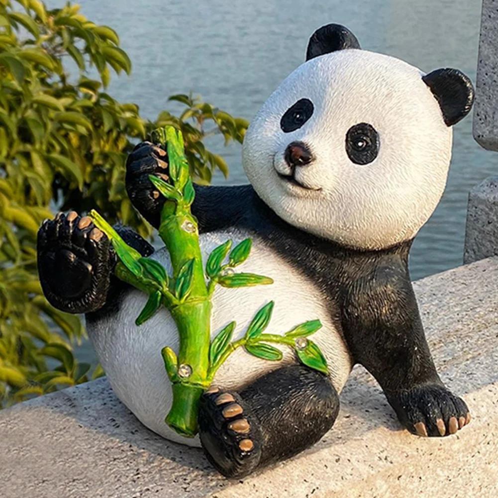 Solar Lamp Panda Animal Solar Garden Lights Solar Powered Solar Led Light Outdoor Garden Decoration Lamp Waterproof Solar Lights