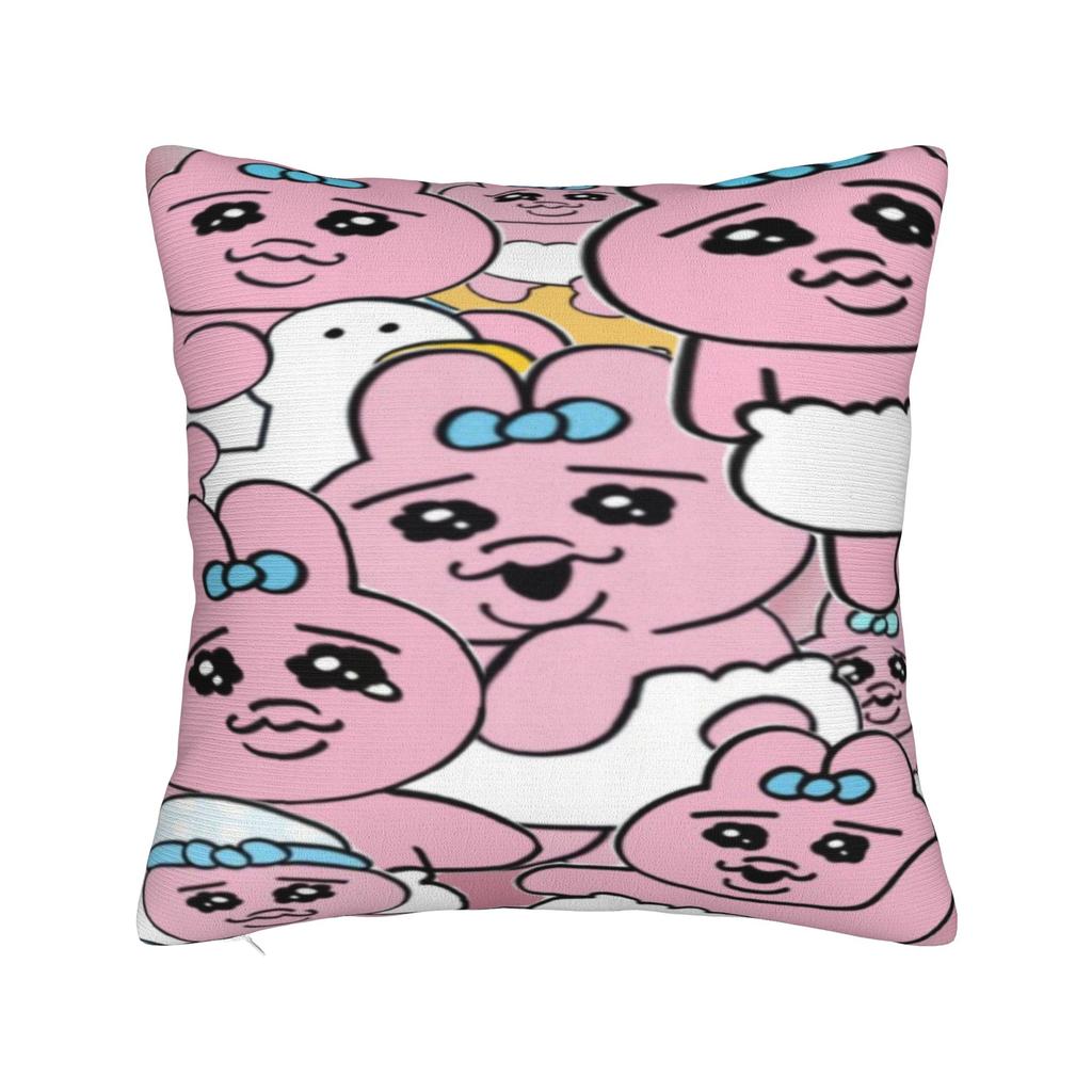 Opanchus Cute Usagis Bunny Printing Pillowcase Cushion Cover  Pillow Covers New Style Bed Decorations Square Multi-Size