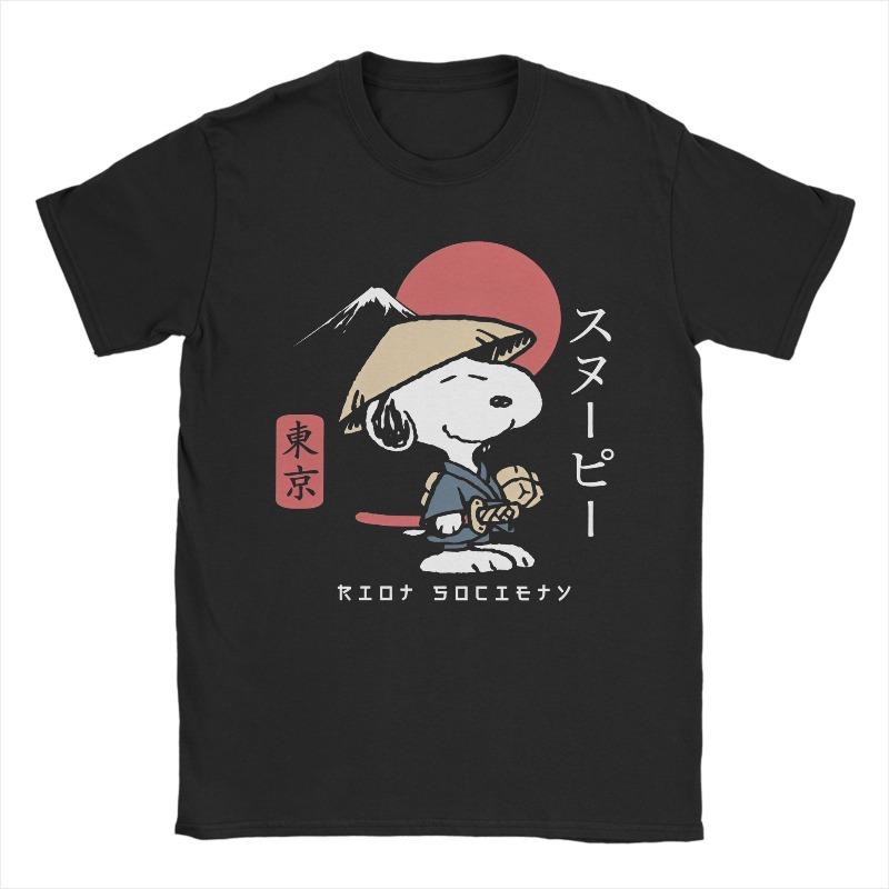 Unisexs Womens Cartoon Snoopy Peanuts TShirt Cotton Printed TShirt Top Casual Fashion Unisex Womens Y2K Harajuku TShirt