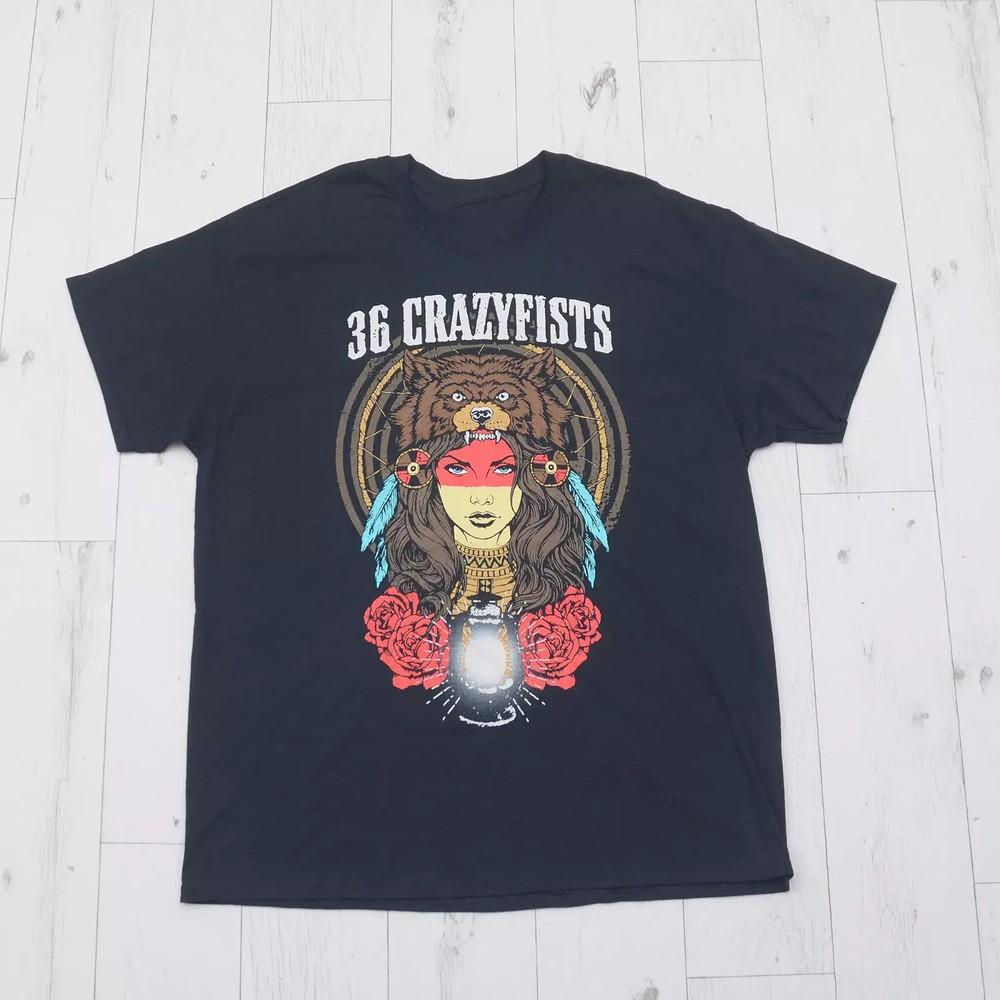 

36 CRAZYFISTS BAND Коллекция Мирового тура Подарок для фанатов S to 5XL Футболка SA440.... Футболка Unisex XXXL
