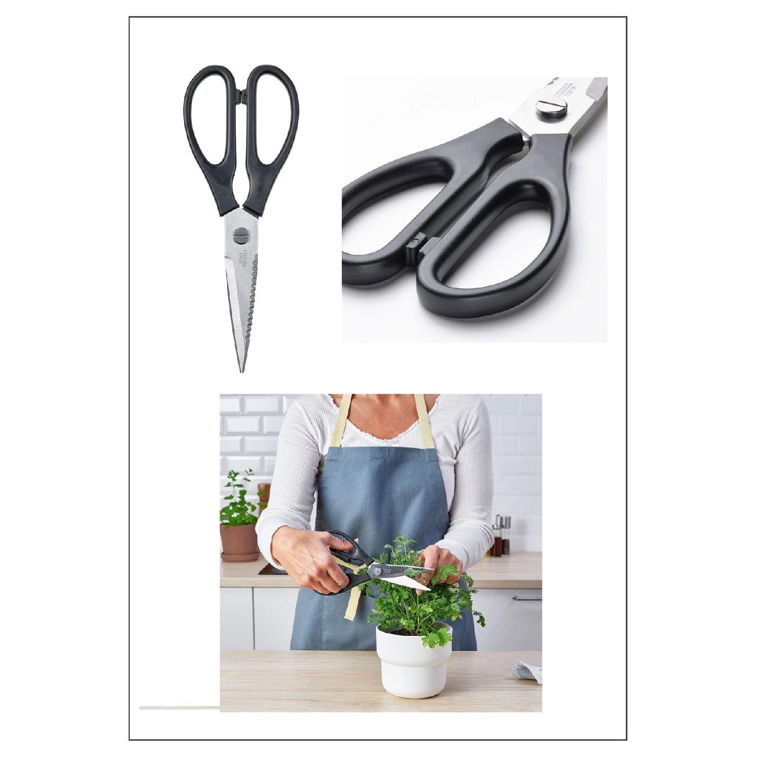 

Multi-purpose Stainless Steel Kitchen Scissors, 22 Cm