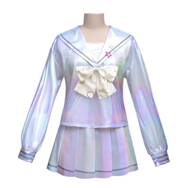 Game NEEDY GIRL OVERDOSE KAngel Cosplay Costume Lolita Girls Sailor Suit Uniform Dress Halloween Carnival Anime School Clothes