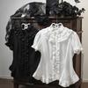 Elegante Gothic Kawaii Damen Süße Oberteile Vintage Y2K T-Shirts Retro Kleidung Punk Subkultur T-Shirts Japanische Mode Sommer