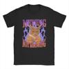 Men's Mewing Not Meowing Cat Meme T Shirts 100% Cotton Tops Fashion Short Sleeve Crew Neck Tee Shirt 4XL 5XL T-Shirt