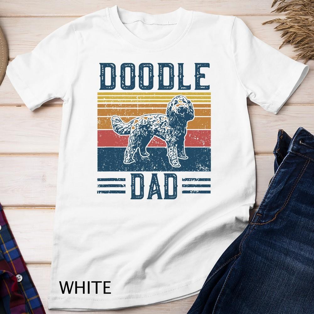 

Mens Funny Vintage Doodle Dad - Aussie Doodle and Goldendoodle Unisex T-shirt 2XL