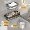 LIEI Wall-Mounted Toilet Paper Holder with Storage Shelf