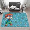 Anime R Rugrats Floor Mat Eco Flannel Doormat Non Slip Odorless Indoor Floor Rug Soft Short Plush Home Mat