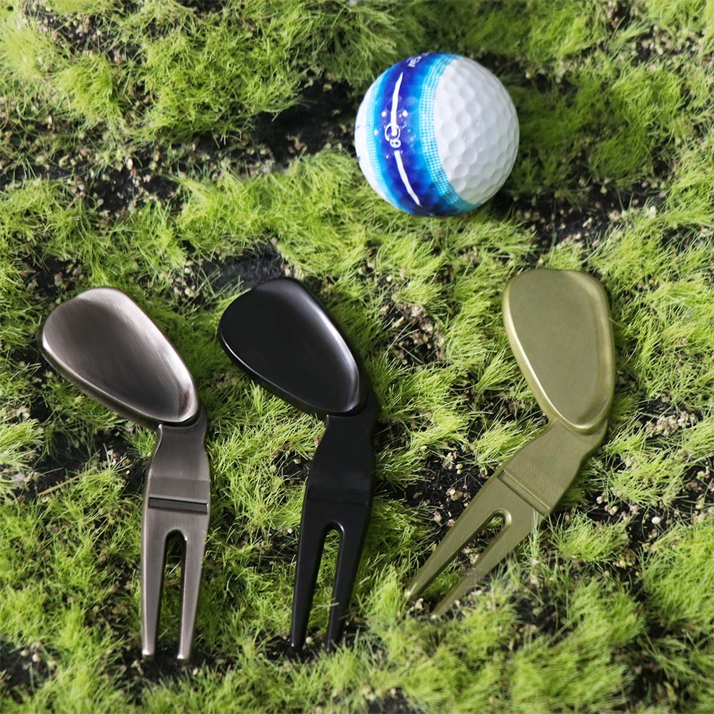 Spacecraft Golf Ball Fork Magnetic Golf Ball Marker Golf Accessories Divot Fork  Bottle Opener