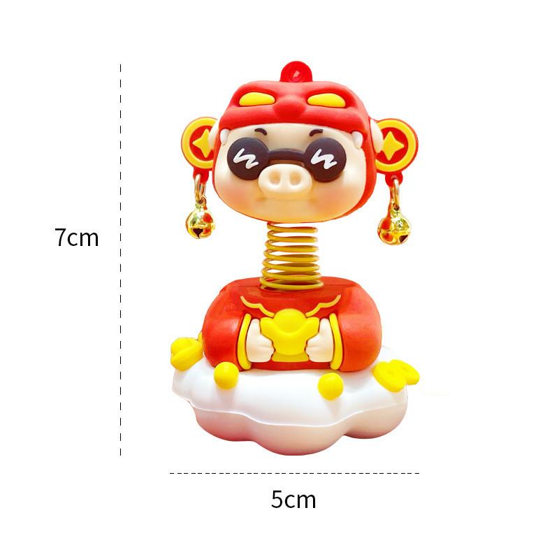 Gg Bond Cartoon Keychain With Resin Material For Lucky Key Accessory